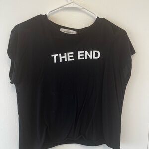 The End Black T-Shirt